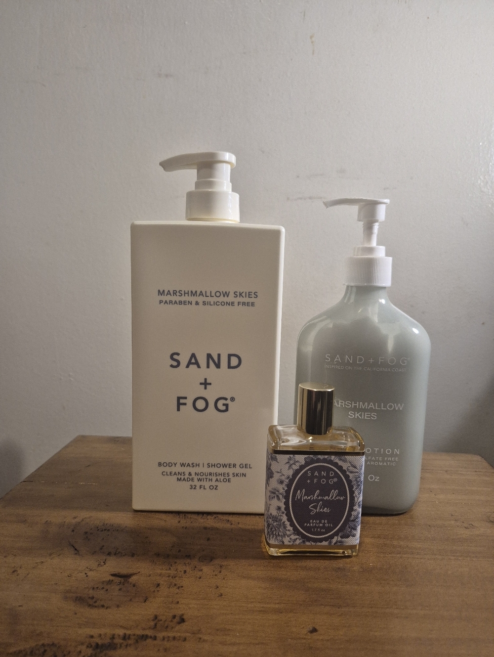New Sand and Fog Marshmallow Skies Body Care Set - Picture 3 of 3